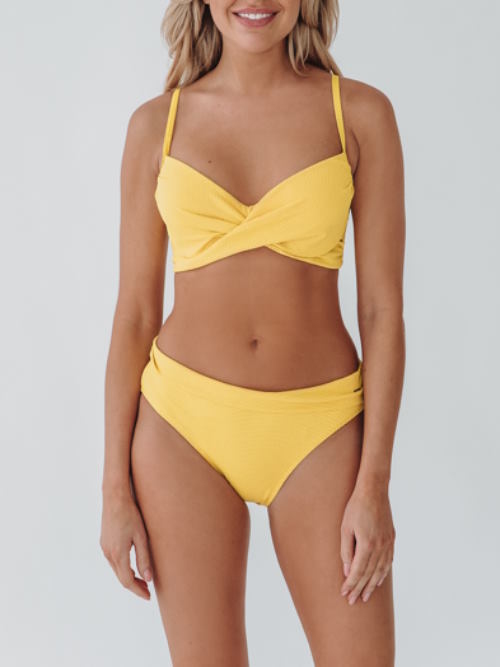Bomain Dubrovnik geel bikini set