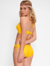 LingaDore Beach Yellow Fleur geel voorgevormde bikinitop