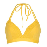 LingaDore Beach Yellow Fleur geel voorgevormde bikinitop