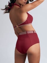 Marlies Dekkers Badmode  Capitana rood/print voorgevormde bikinitop