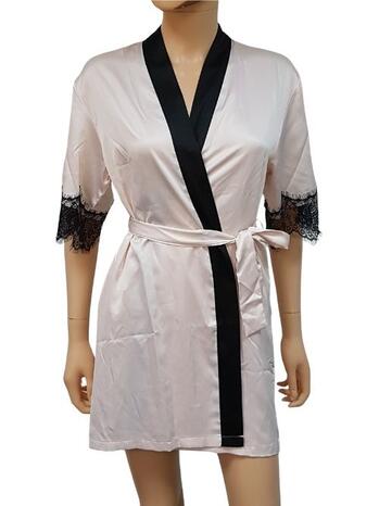 LINGADORE NIGHT Pink/Black Kimono