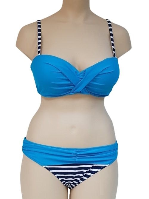 DDO Special Largos blauw/print bikini set