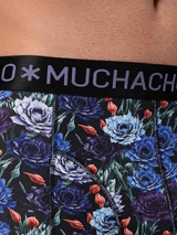 Muchachomalo JustFlowers zwart/print modal boxershort
