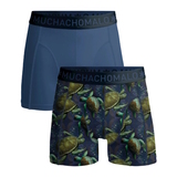 Muchachomalo Turtles blauw/print modal boxershort