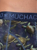 Muchachomalo Turtles blauw/print modal boxershort