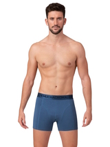 Muchachomalo Foxtrot blauw/print modal boxershort